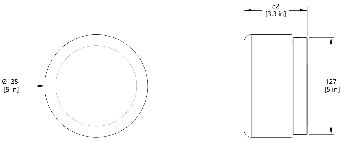 Product specifications for White Interior / Natural Anodized / Phase