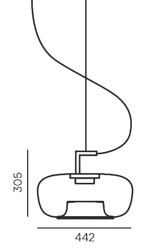 Double - Double Short Pendent