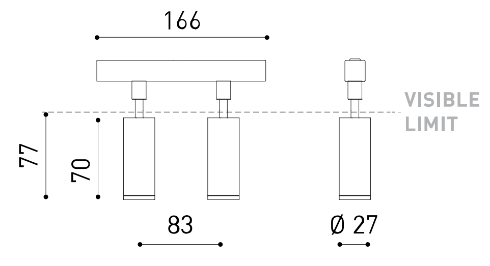 Product specifications for Gold / Spot / No Dim w/ 2700K