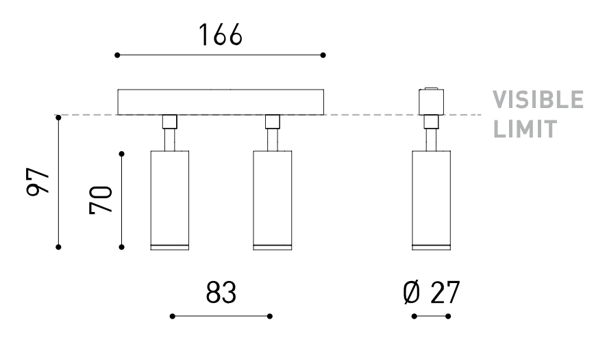Product specifications for Gold / Spot / No Dim w/ 2700K