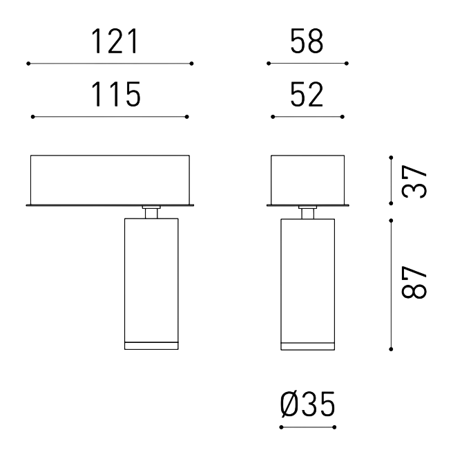 Product specifications for Gold / Spot (20°) / 2700K