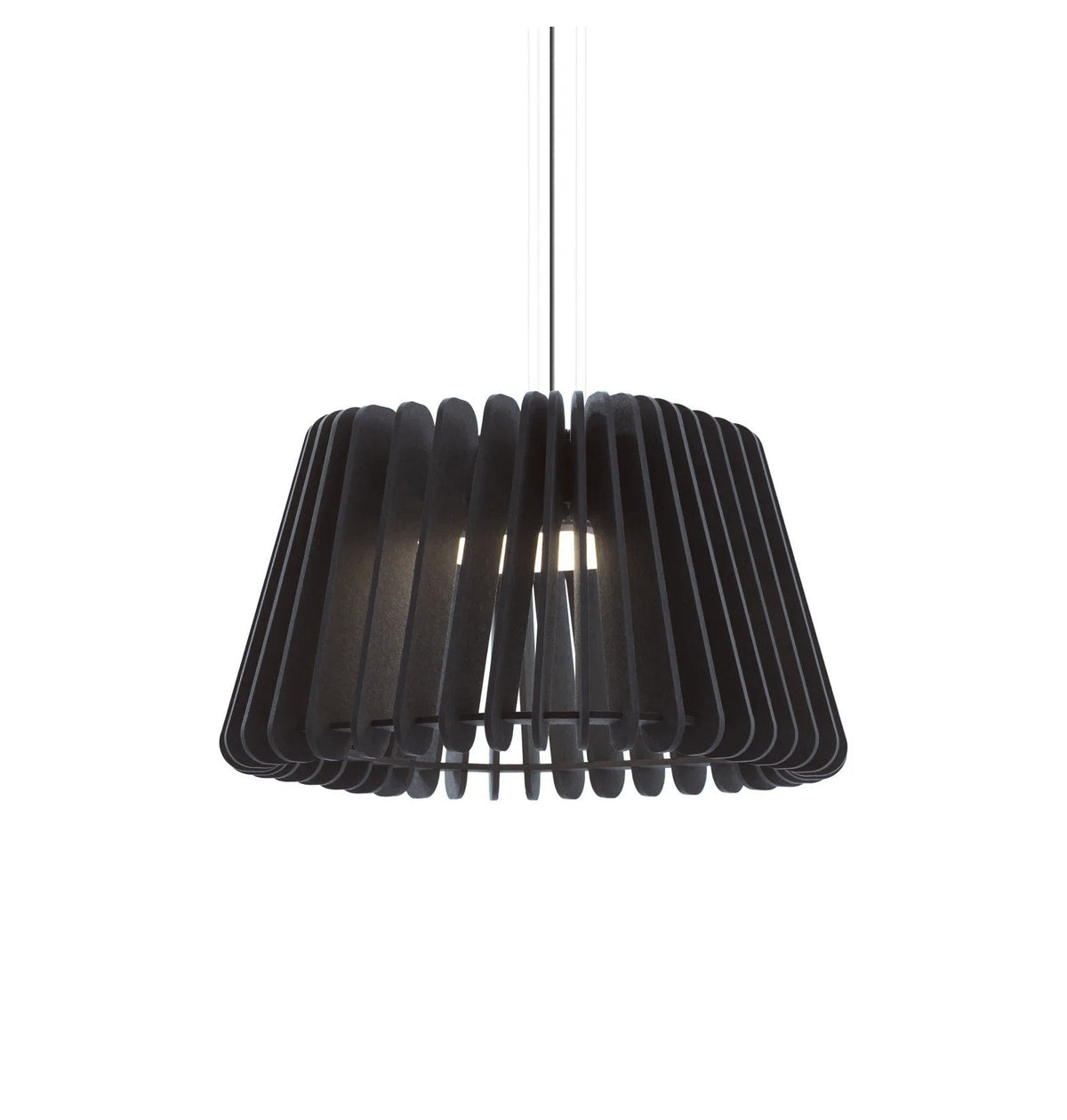 Flexxica Gamma Square acoustic pendant light in Iron ARCHI felt