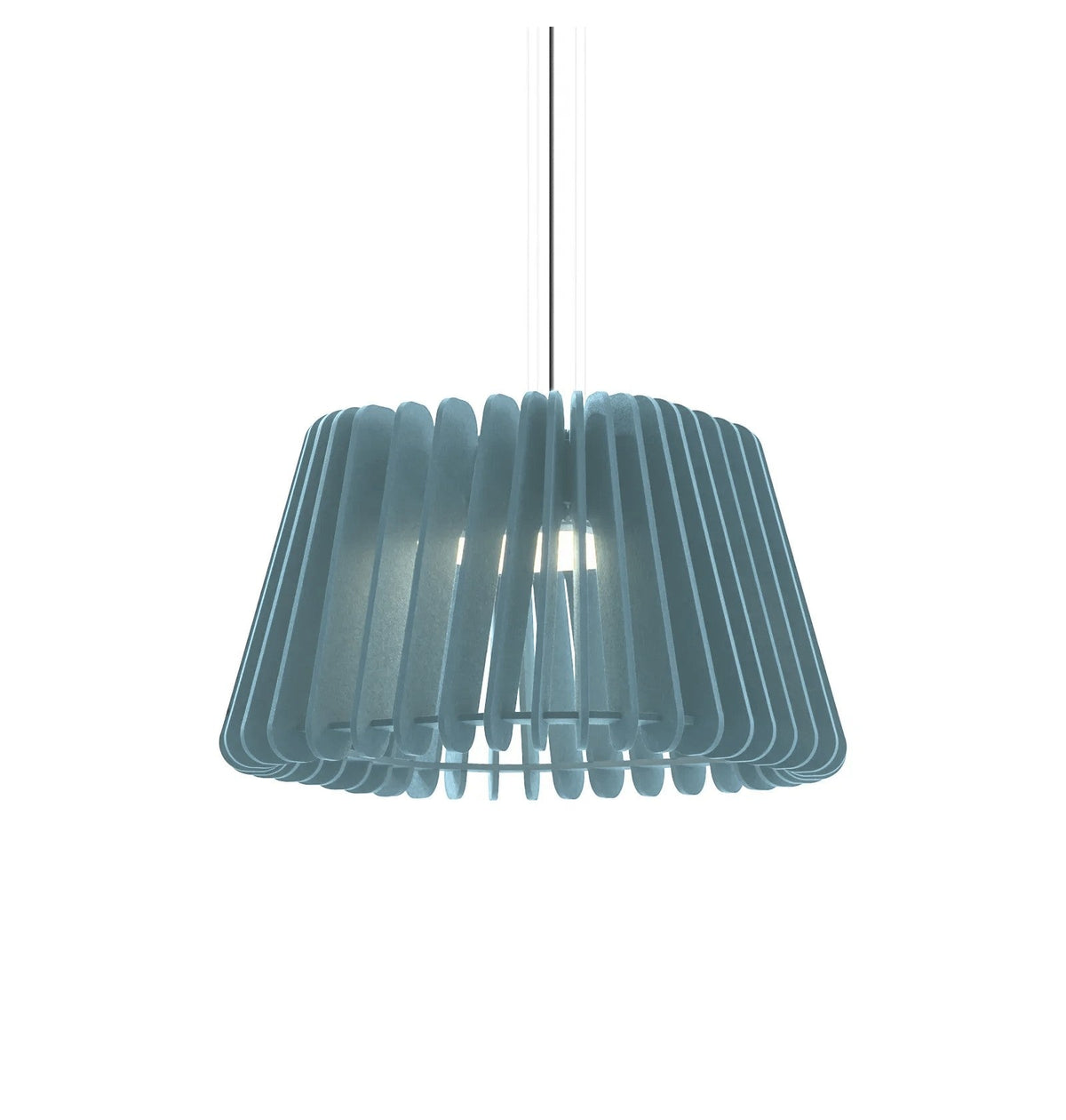 Flexxica Gamma Square acoustic pendant light in Ocean ARCHI felt