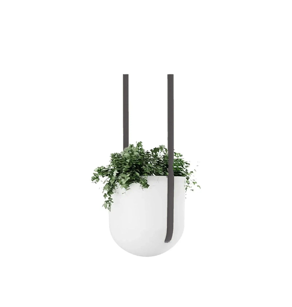 Flexxica Jungle pendant light and plant pot with grey fabric bands