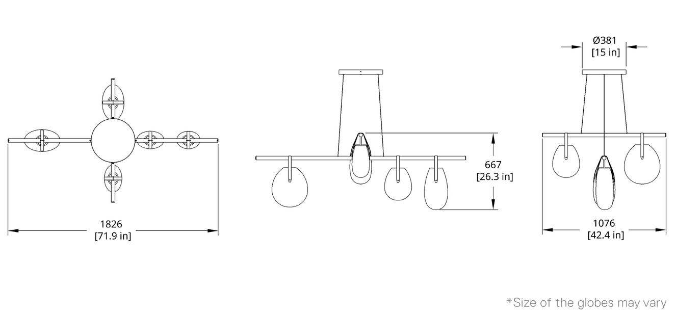 Product specifications for 2200K / DALI / Black Canopy