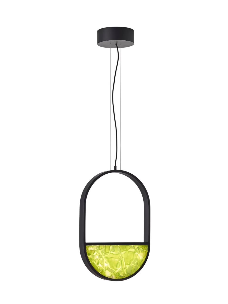 Geometric Pendant - Oval 1/3 Bottom