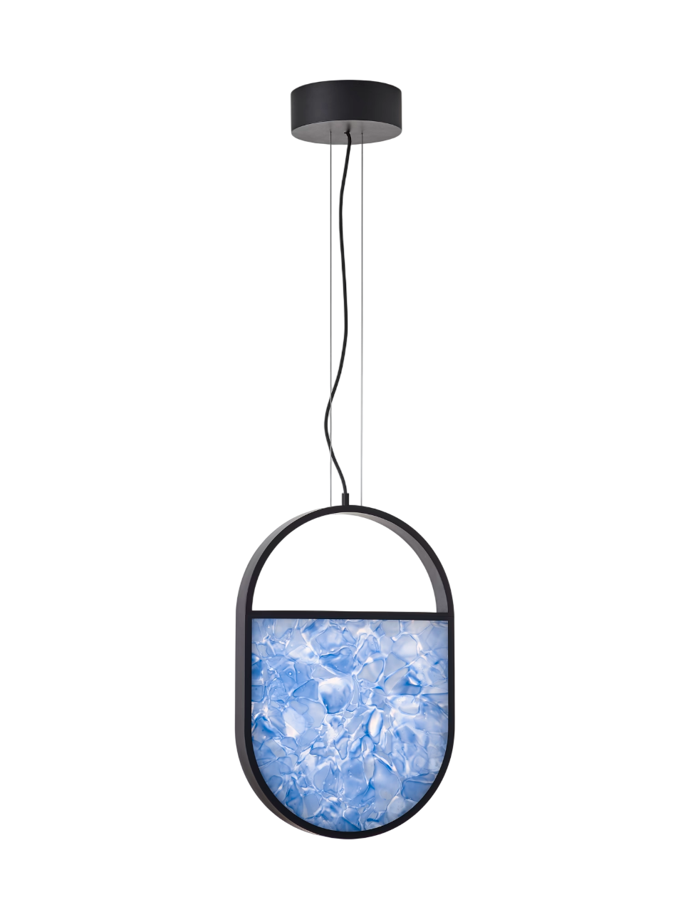 Geometric Pendant - Oval 2/3 Bottom