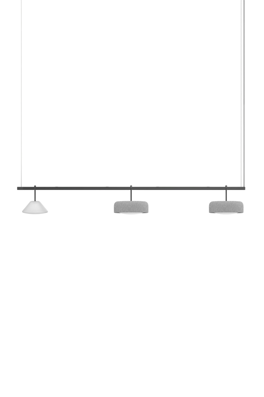 Highline 8' (3 head) - Cone Light Pendant