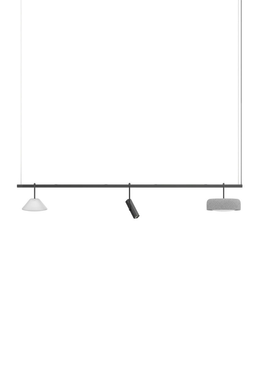 Highline 8' (3 head) - Cone Light Pendant