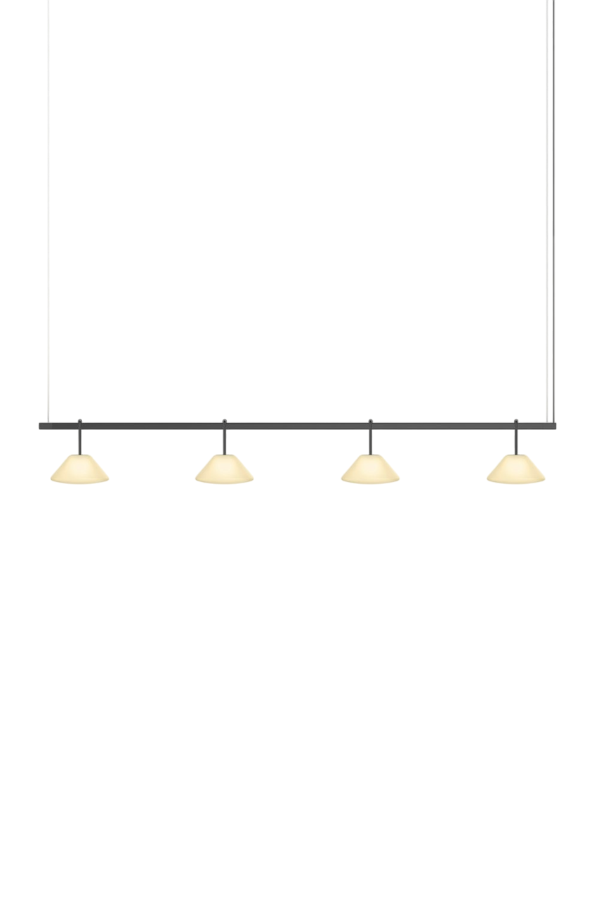 Highline 8' (4 head) - Cone Light Pendant