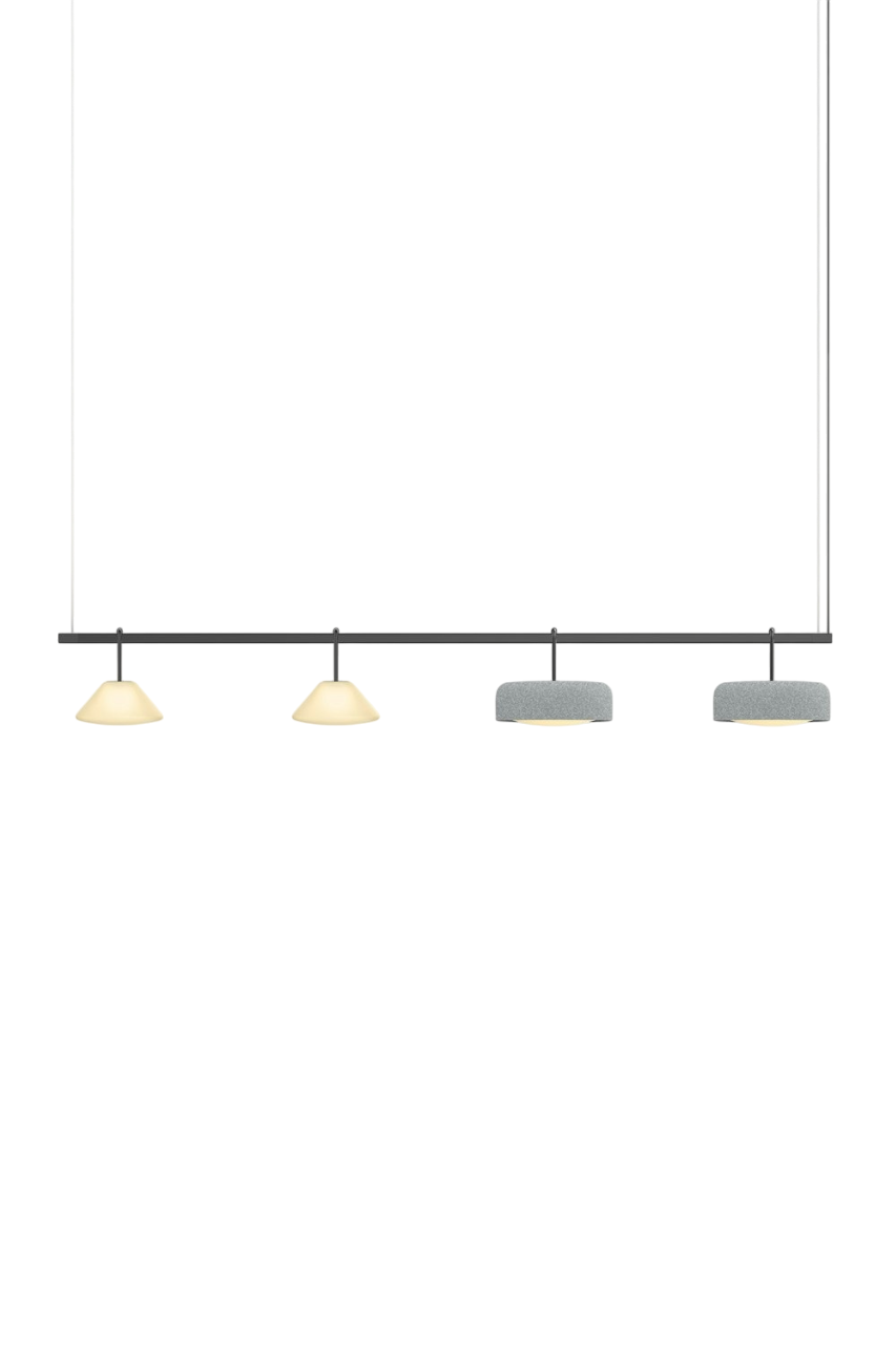 Highline 8' (4 head) - Cone Light Pendant