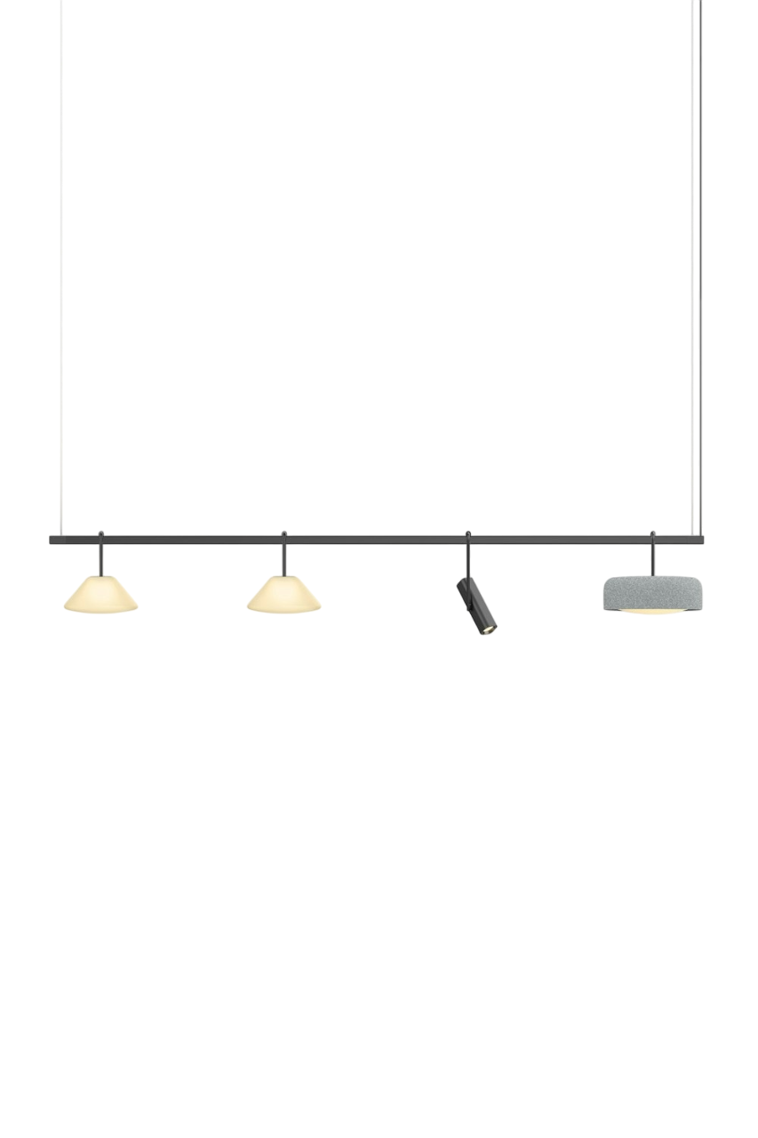 Highline 8' (4 head) - Cone Light Pendant