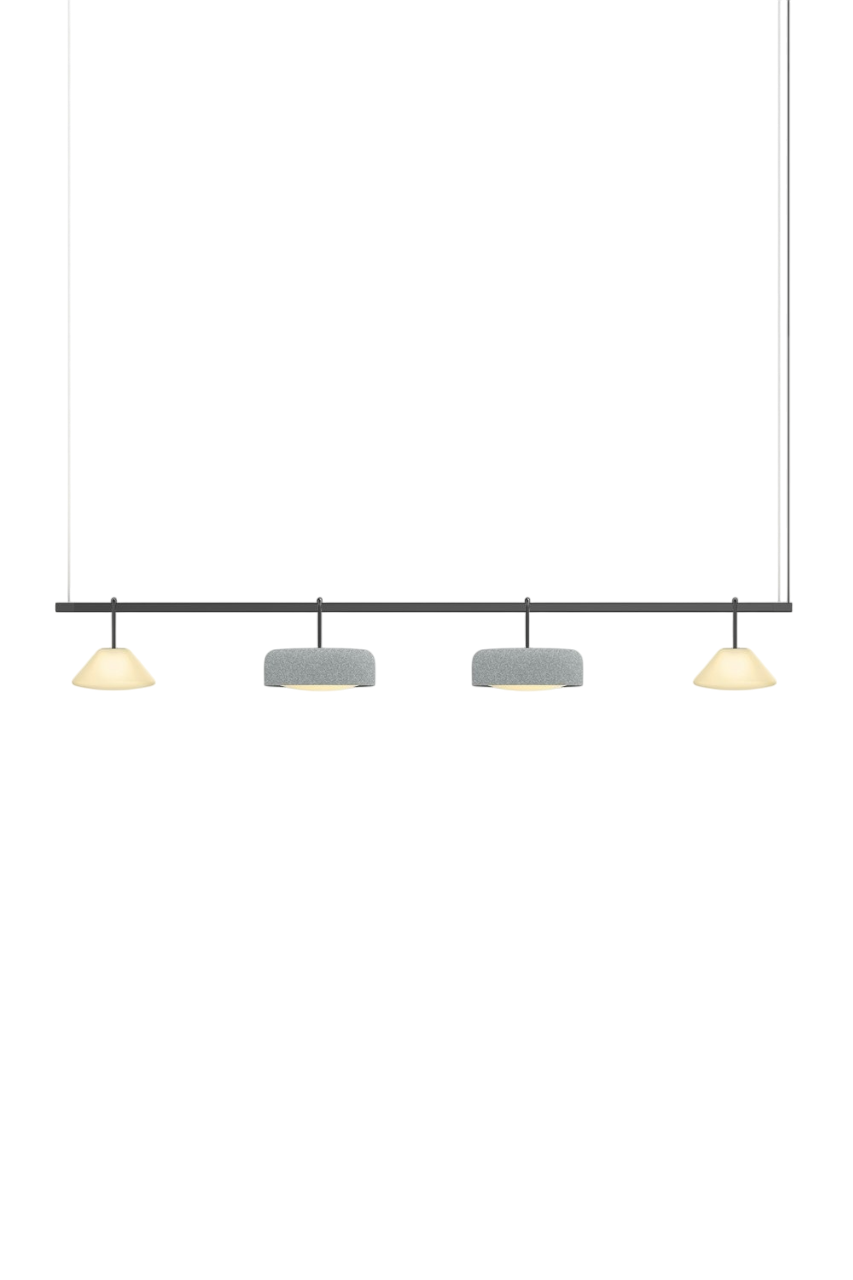Highline 8' (4 head) - Cone Light Pendant