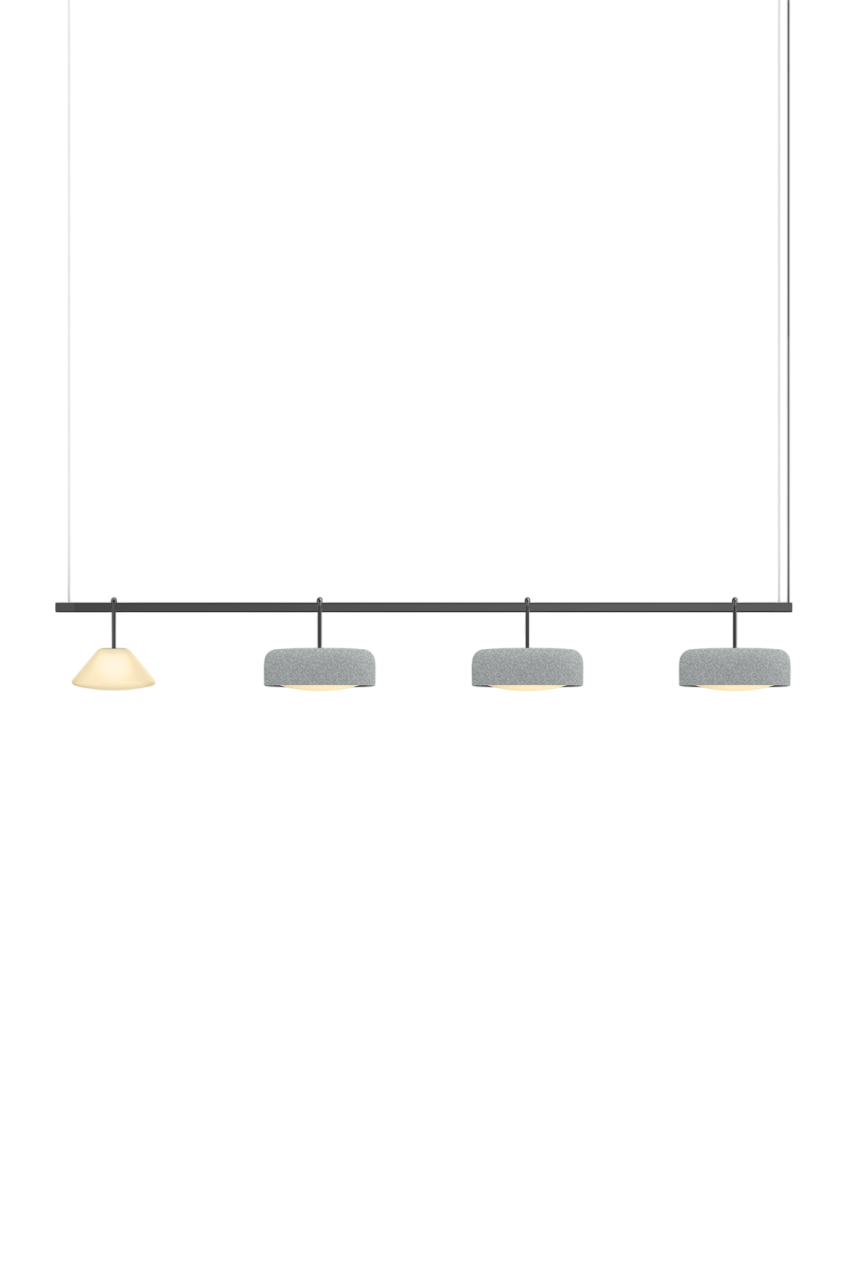 Highline 8' (4 head) - Cone Light Pendant