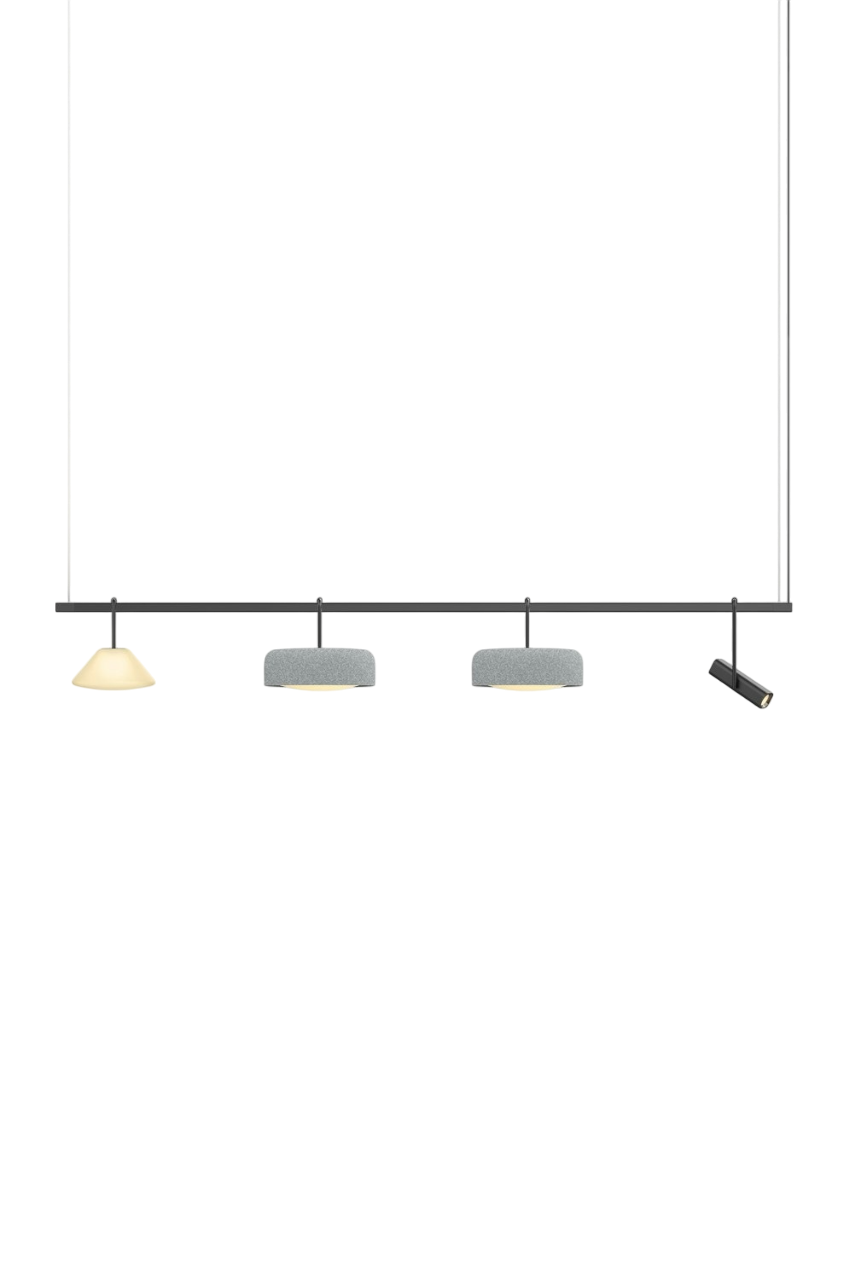 Highline 8' (4 head) - Cone Light Pendant
