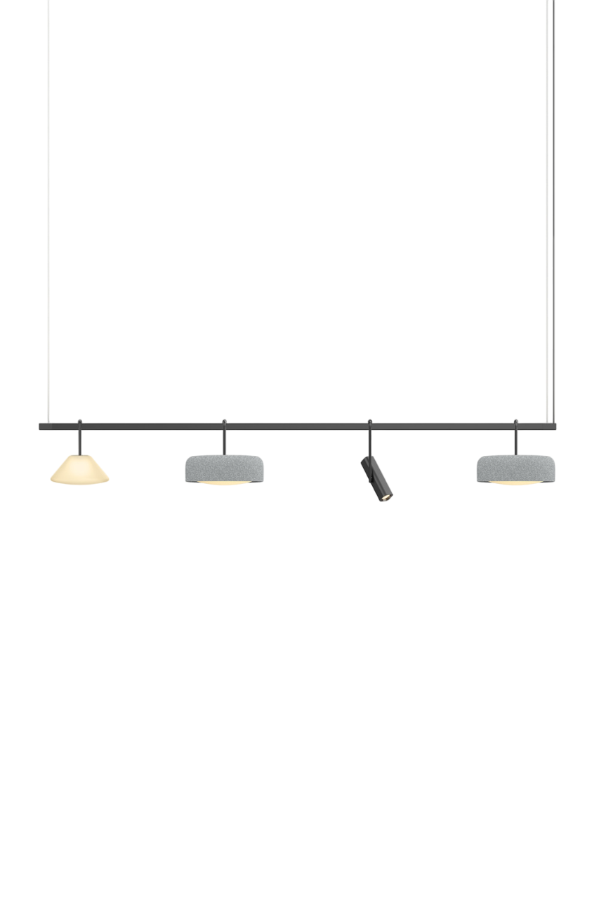 Highline 8' (4 head) - Cone Light Pendant