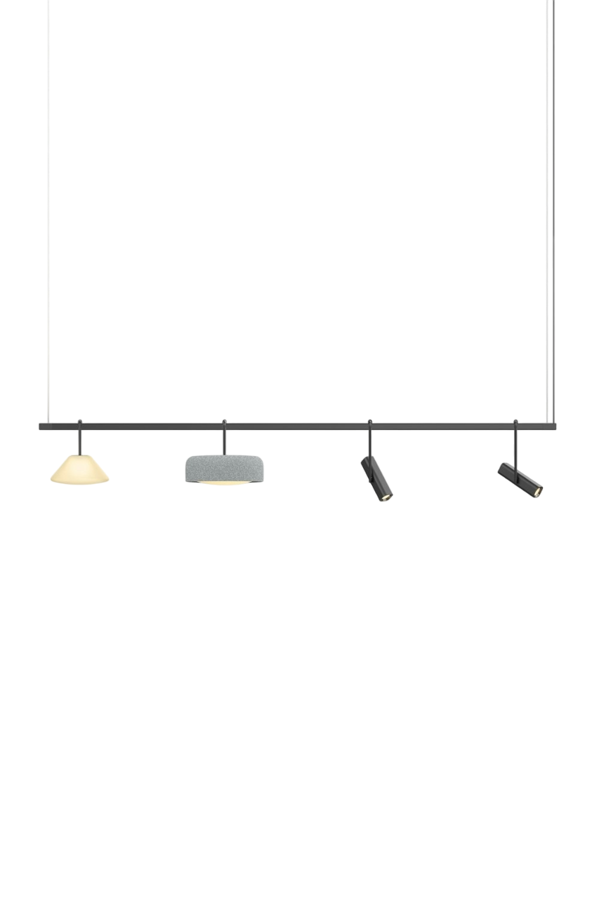 Highline 8' (4 head) - Cone Light Pendant