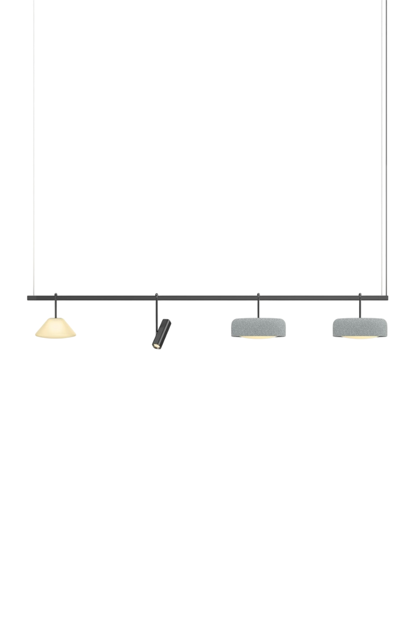 Highline 8' (4 head) - Cone Light Pendant