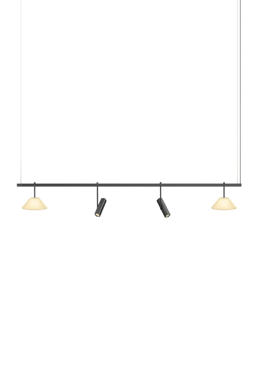 Highline 8' (4 head) - Cone Light Pendant