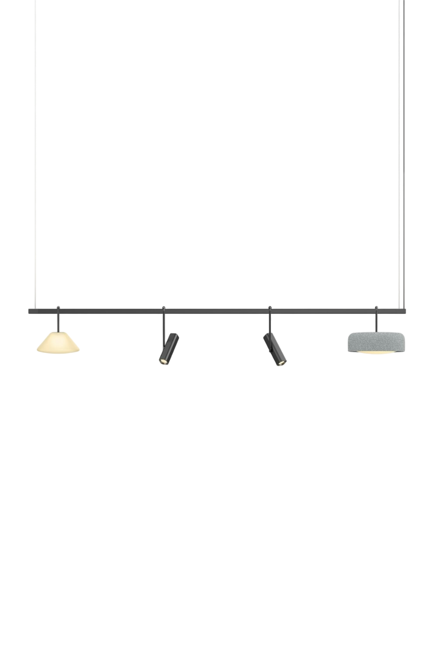 Highline 8' (4 head) - Cone Light Pendant