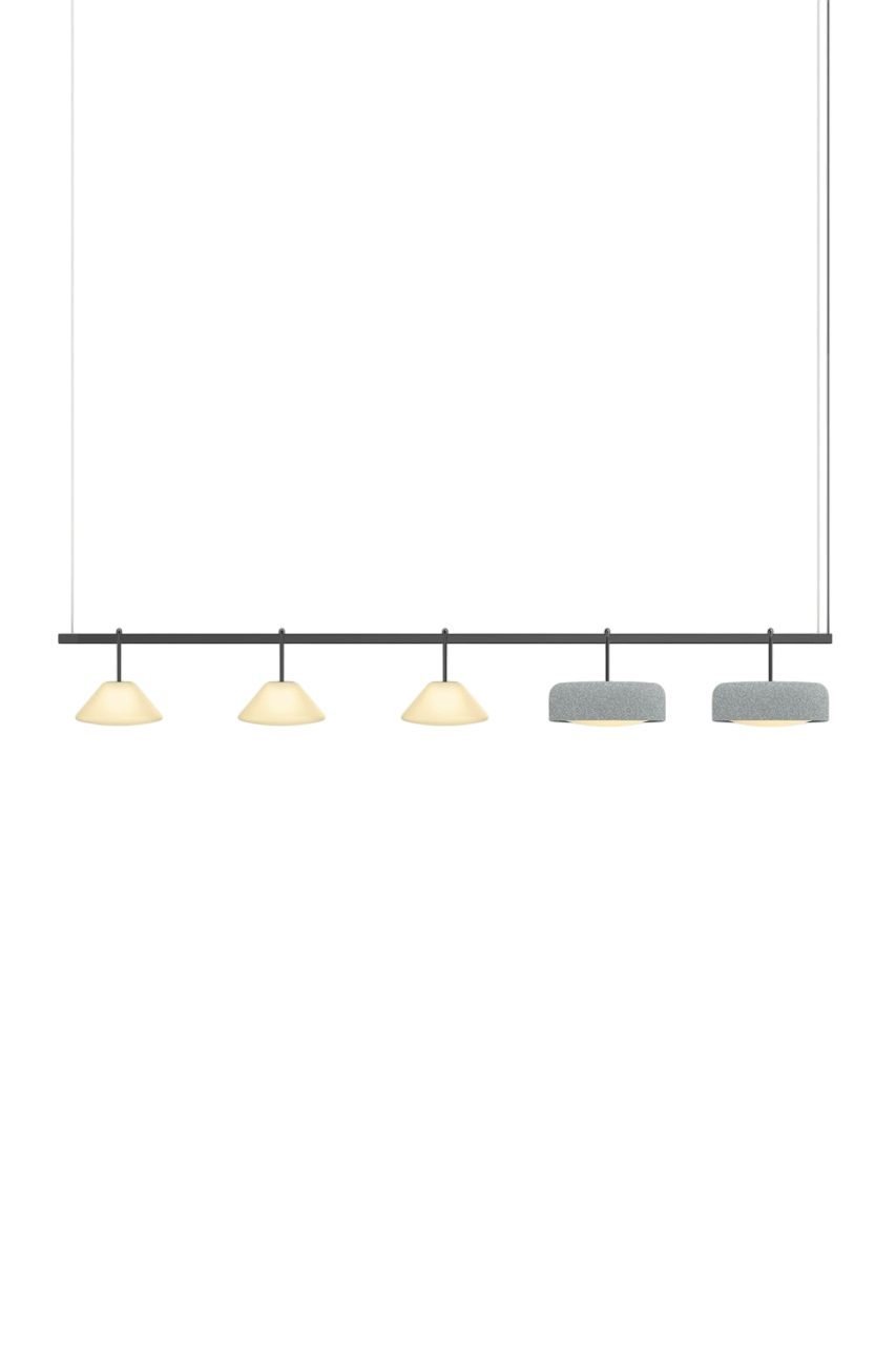Highline 8' (5 head) - Cone Light Pendant