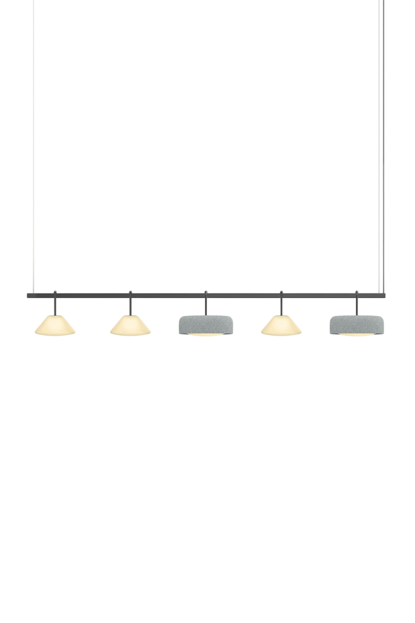 Highline 8' (5 head) - Cone Light Pendant