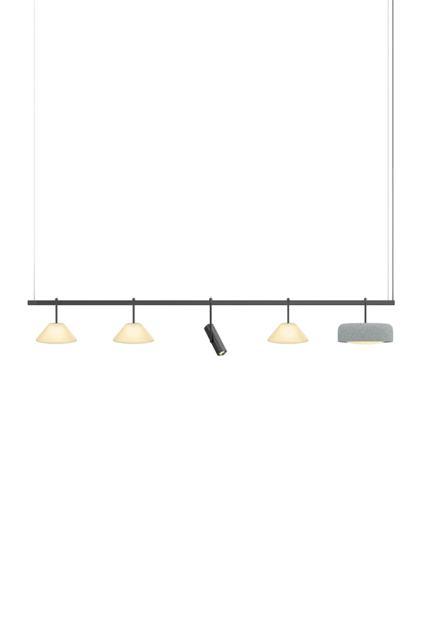 Highline 8' (5 head) - Cone Light Pendant