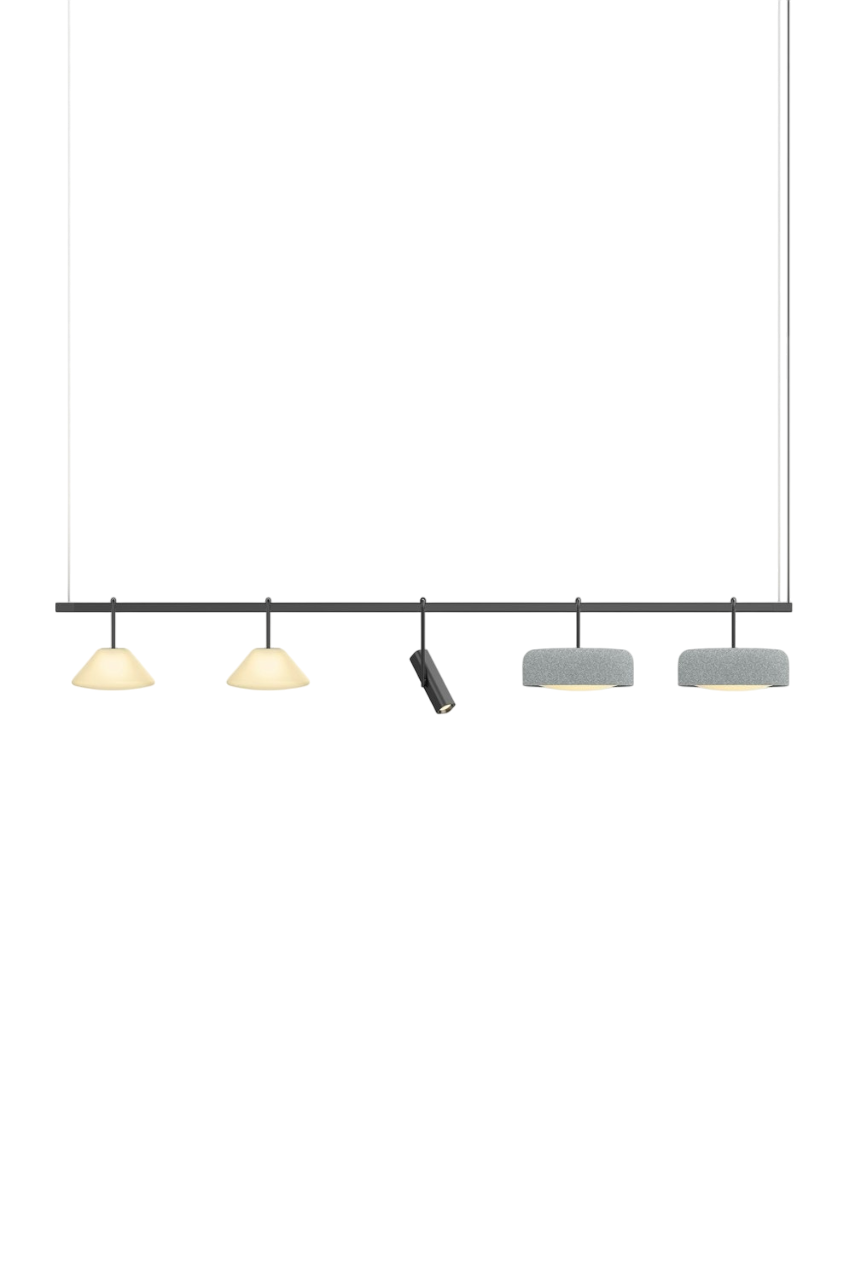 Highline 8' (5 head) - Cone Light Pendant
