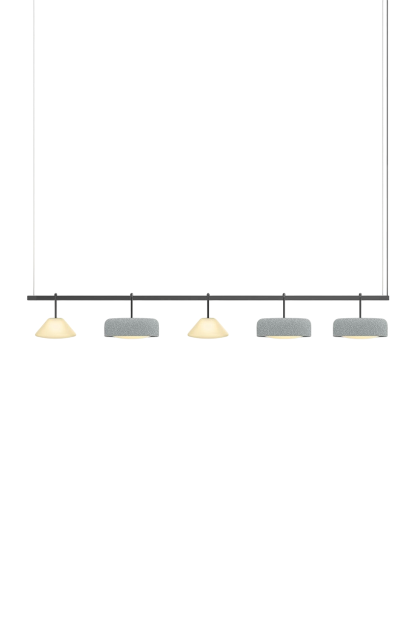 Highline 8' (5 head) - Cone Light Pendant