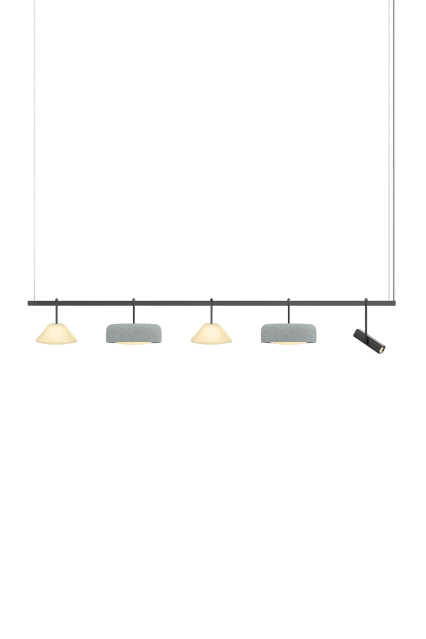 Highline 8' (5 head) - Cone Light Pendant