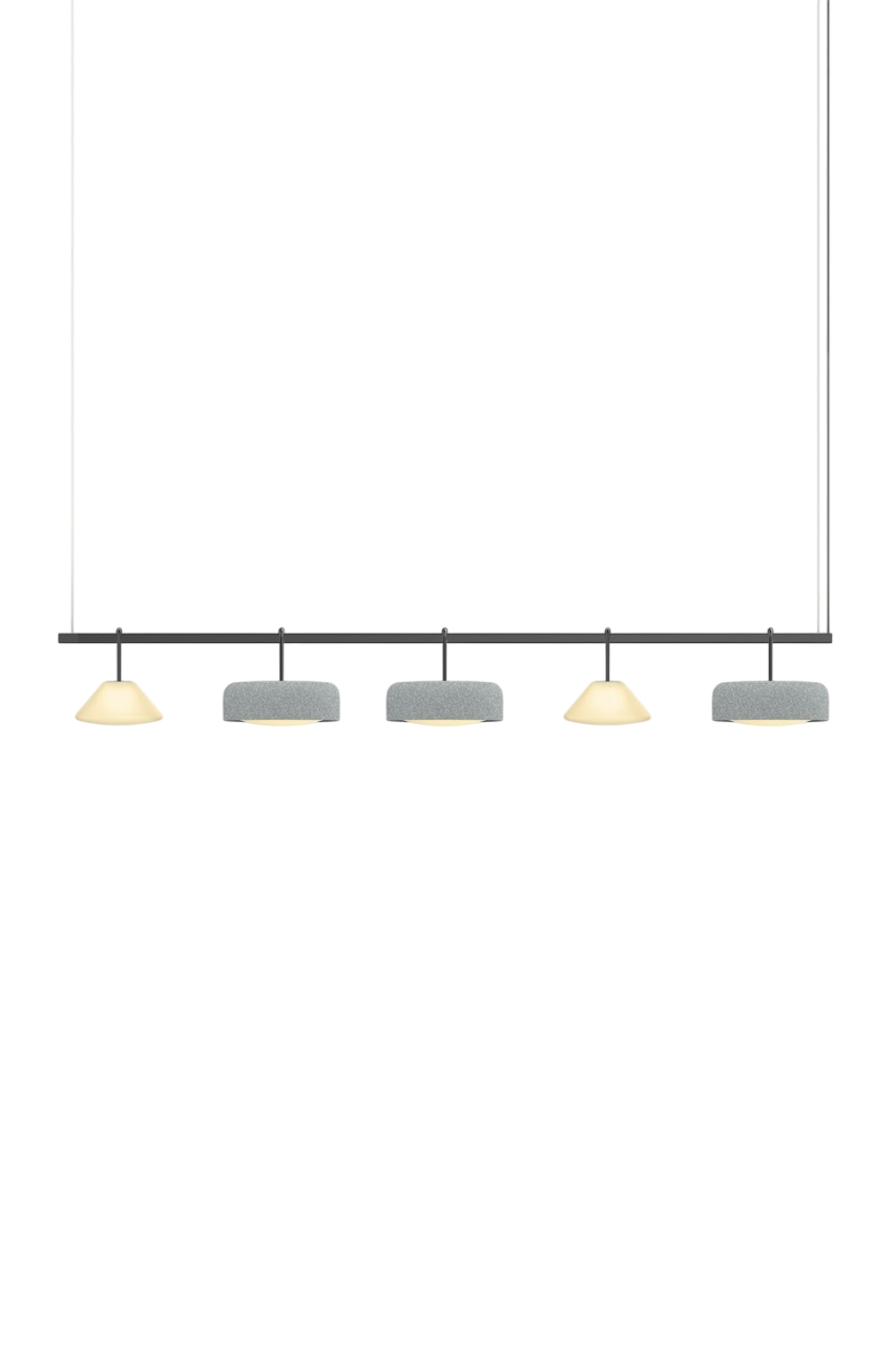 Highline 8' (5 head) - Cone Light Pendant