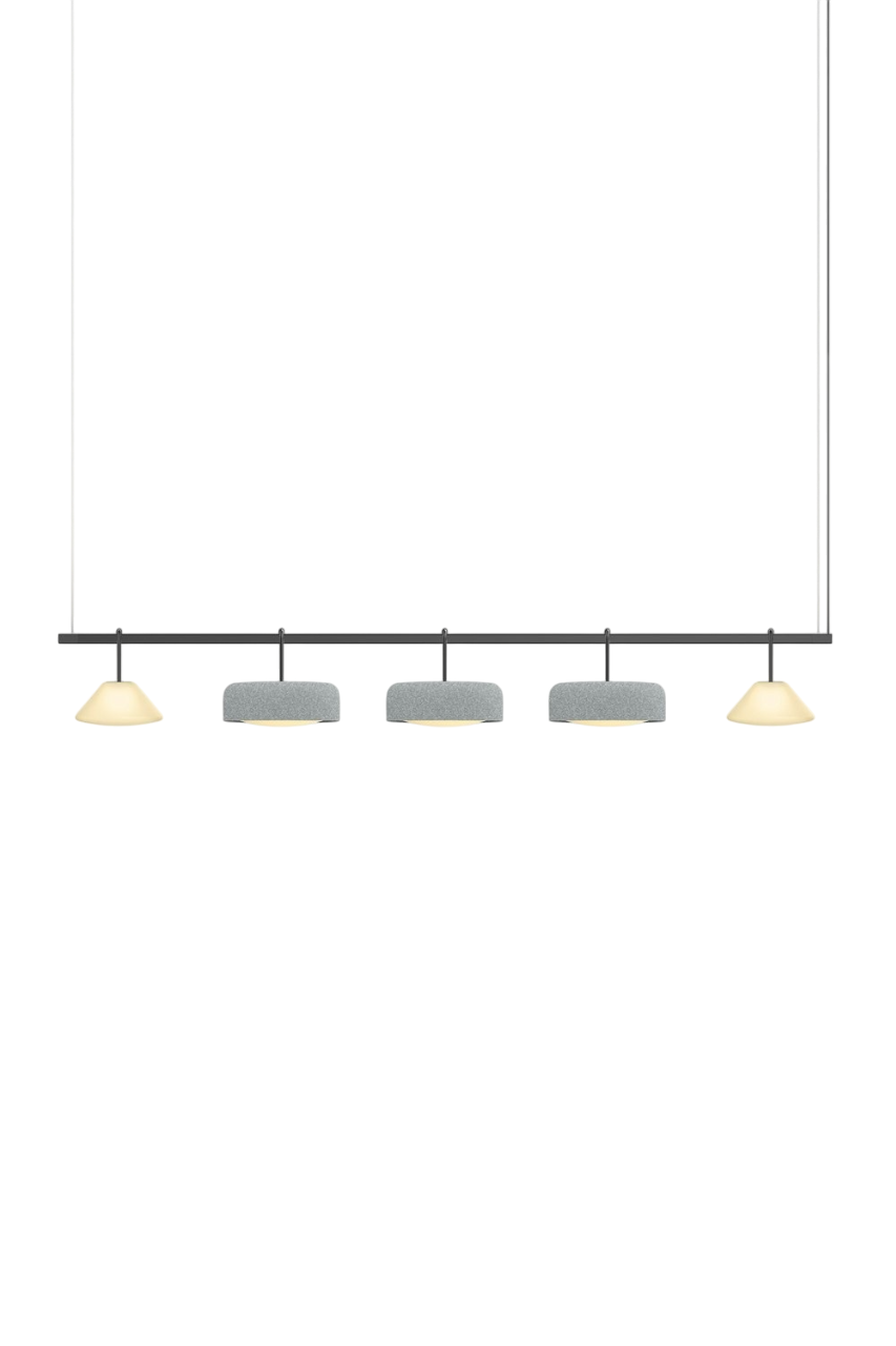 Highline 8' (5 head) - Cone Light Pendant