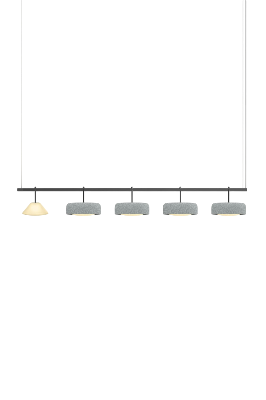 Highline 8' (5 head) - Cone Light Pendant