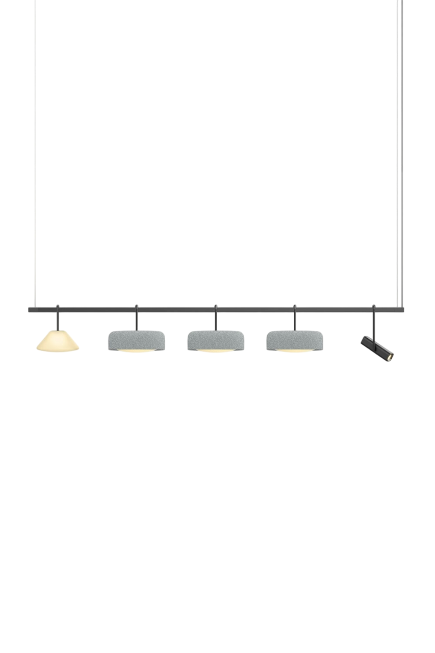 Highline 8' (5 head) - Cone Light Pendant