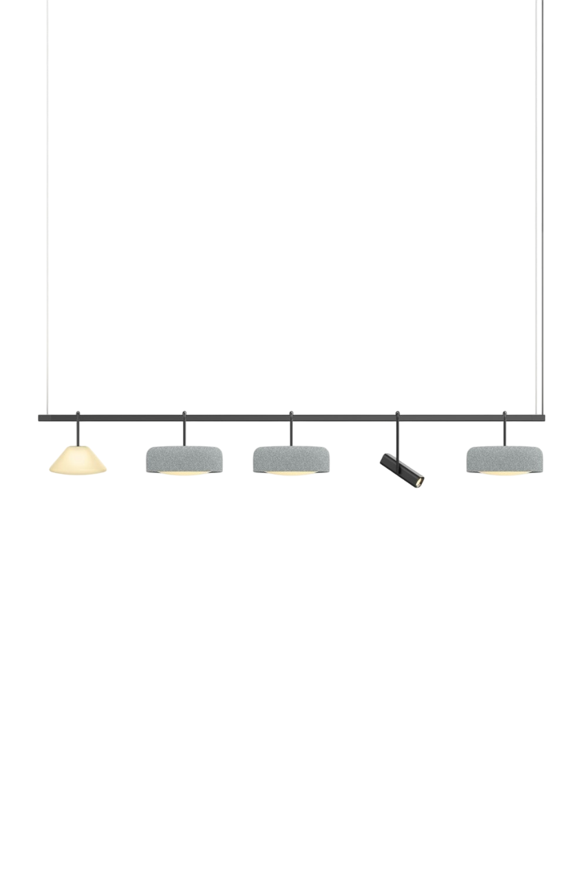 Highline 8' (5 head) - Cone Light Pendant