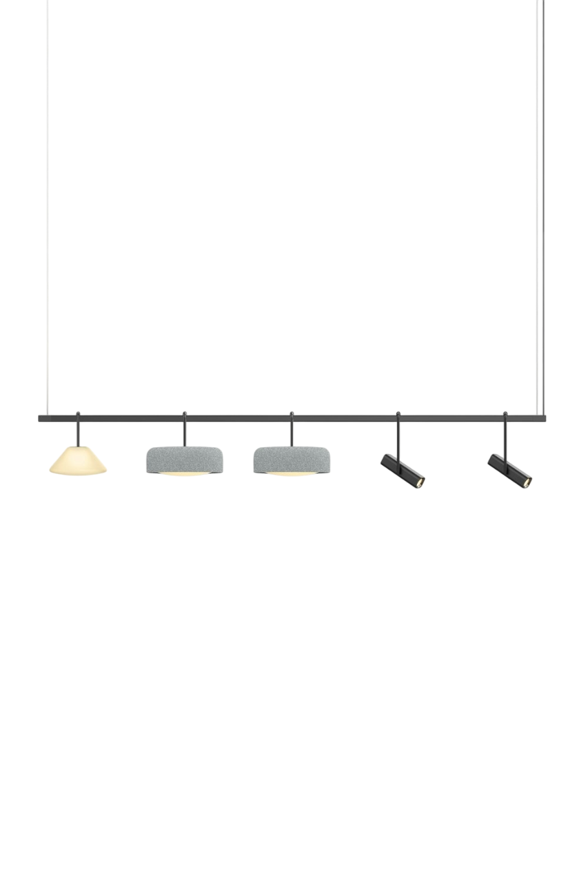 Highline 8' (5 head) - Cone Light Pendant