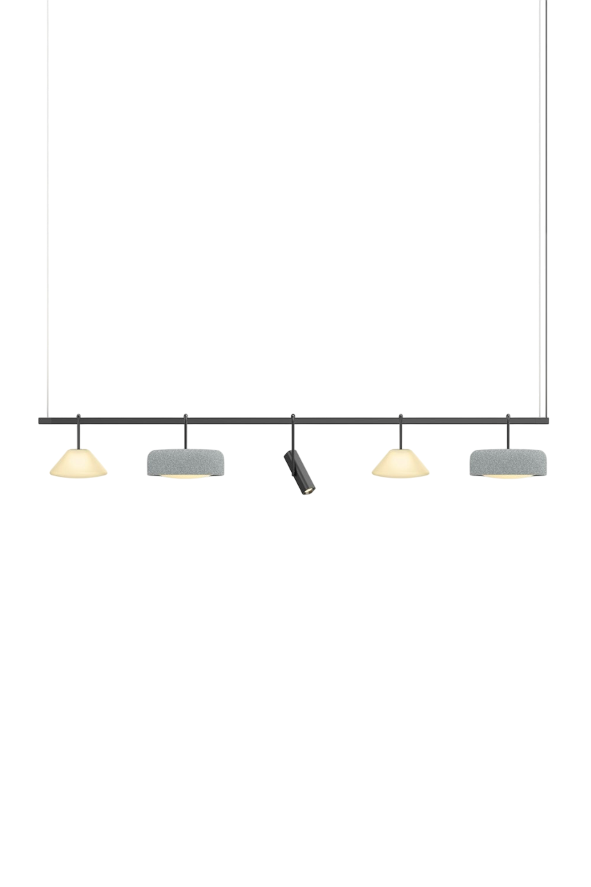 Highline 8' (5 head) - Cone Light Pendant