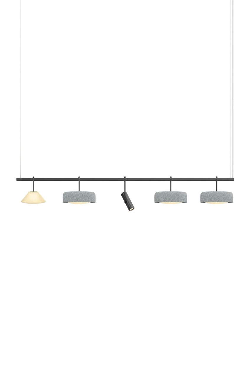 Highline 8' (5 head) - Cone Light Pendant