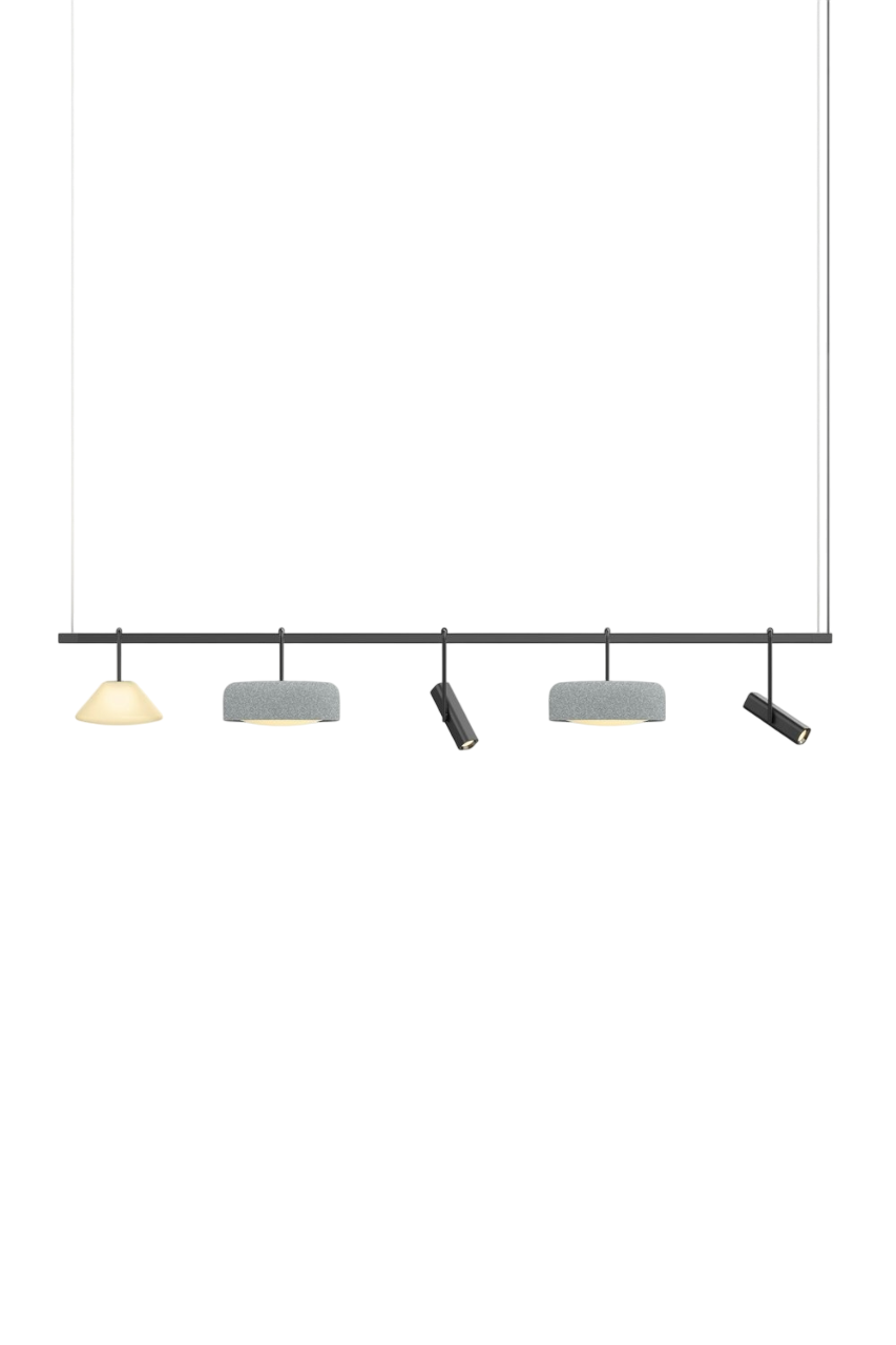 Highline 8' (5 head) - Cone Light Pendant