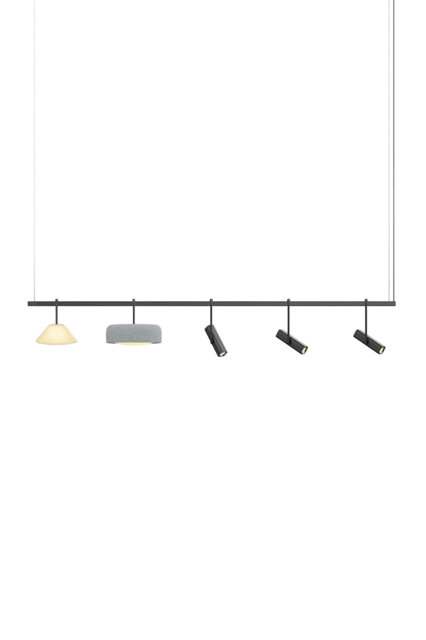 Highline 8' (5 head) - Cone Light Pendant