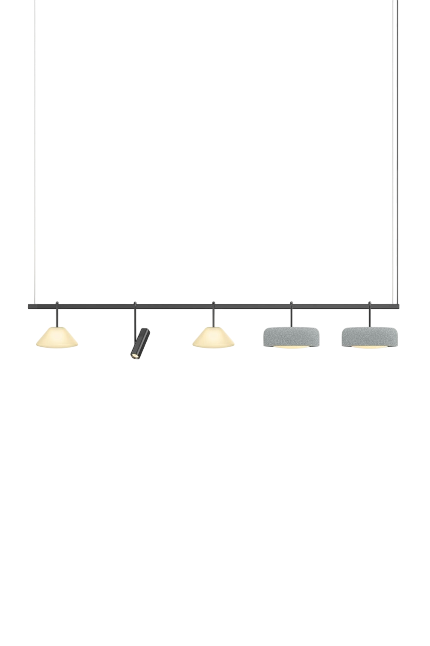 Highline 8' (5 head) - Cone Light Pendant
