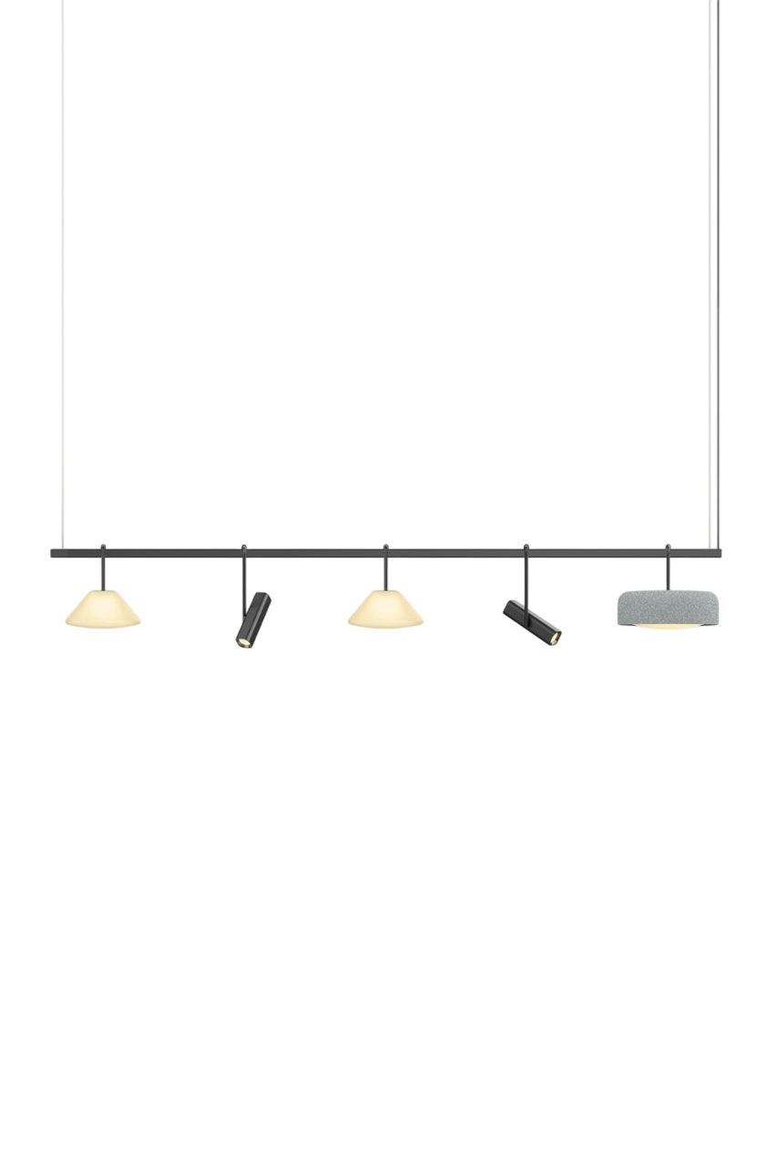 Highline 8' (5 head) - Cone Light Pendant