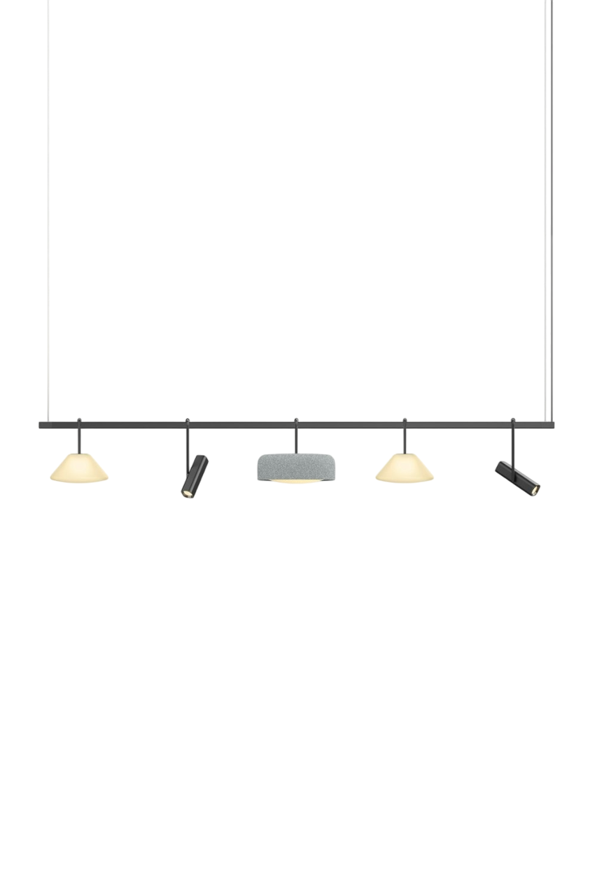 Highline 8' (5 head) - Cone Light Pendant