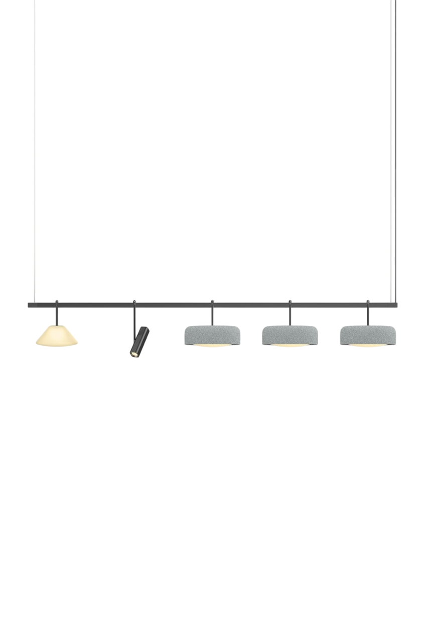 Highline 8' (5 head) - Cone Light Pendant