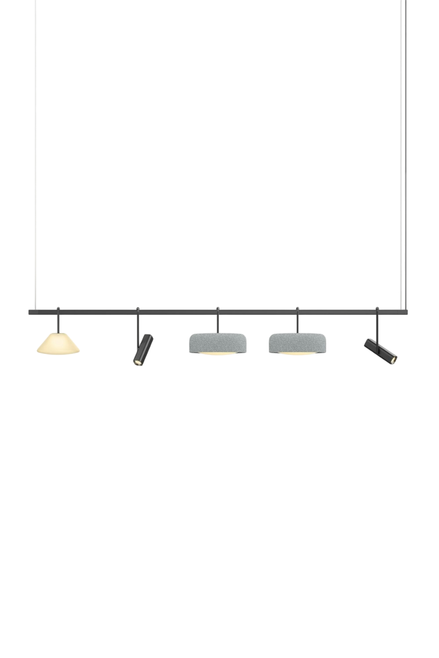 Highline 8' (5 head) - Cone Light Pendant