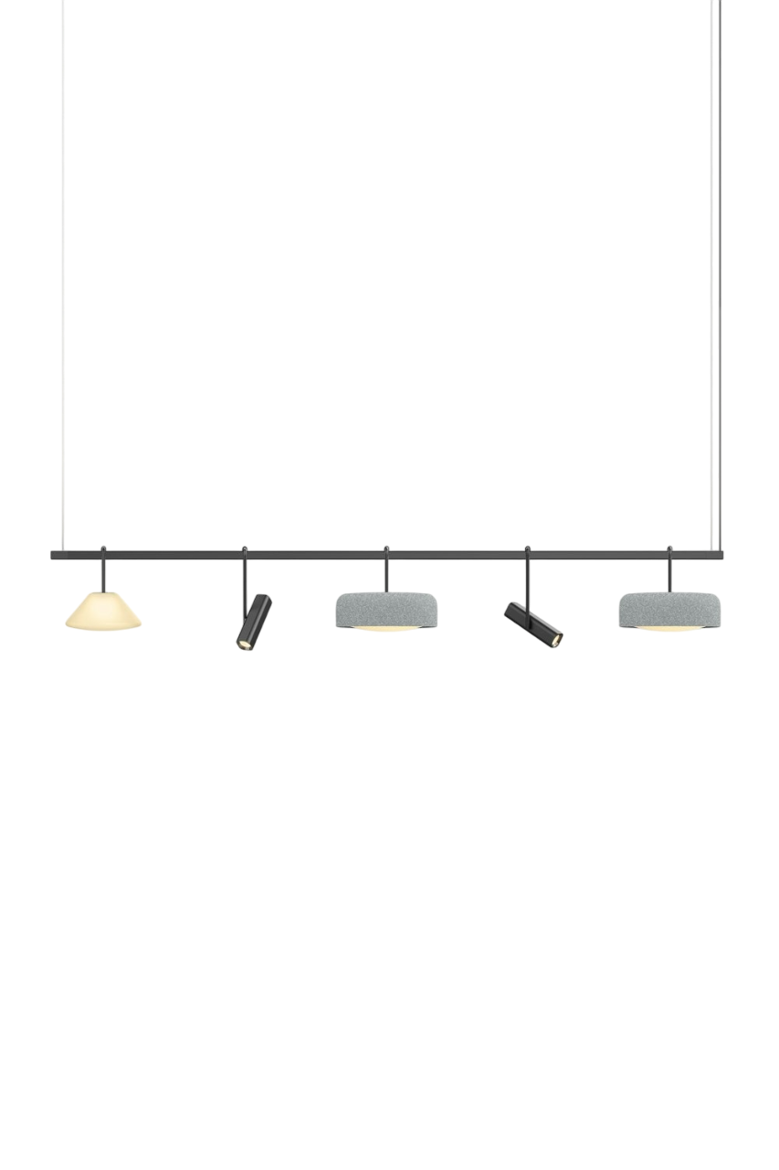 Highline 8' (5 head) - Cone Light Pendant
