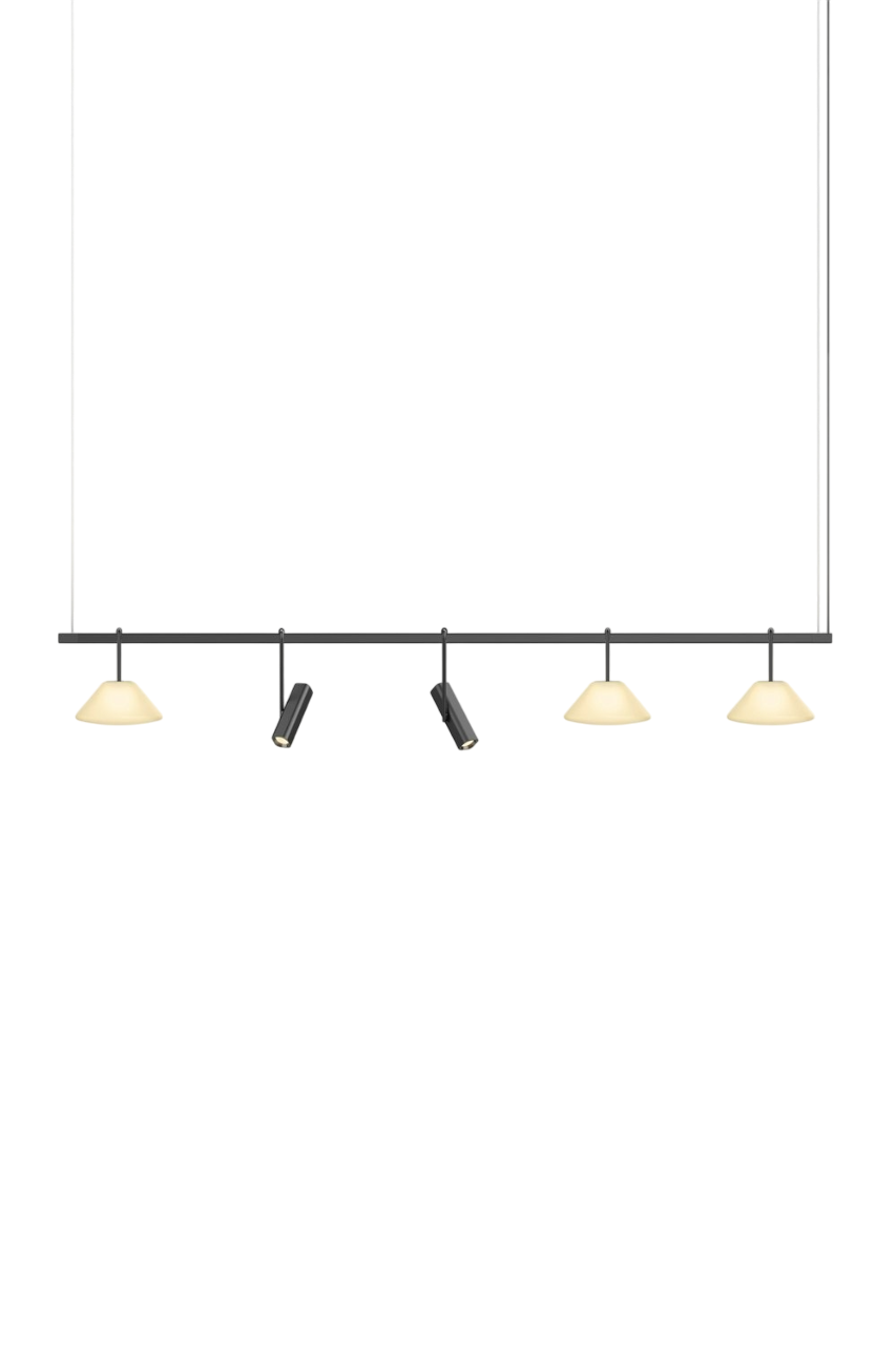 Highline 8' (5 head) - Cone Light Pendant