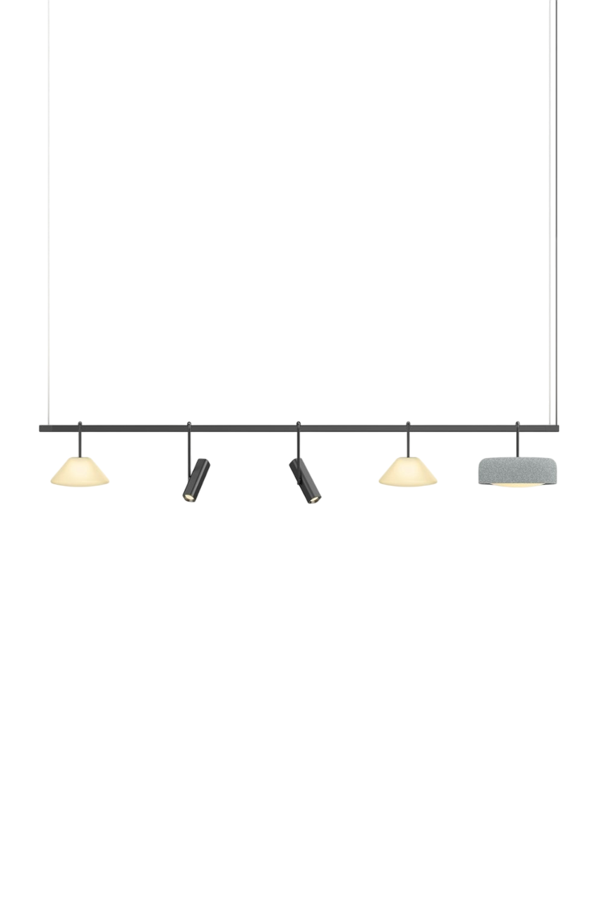 Highline 8' (5 head) - Cone Light Pendant