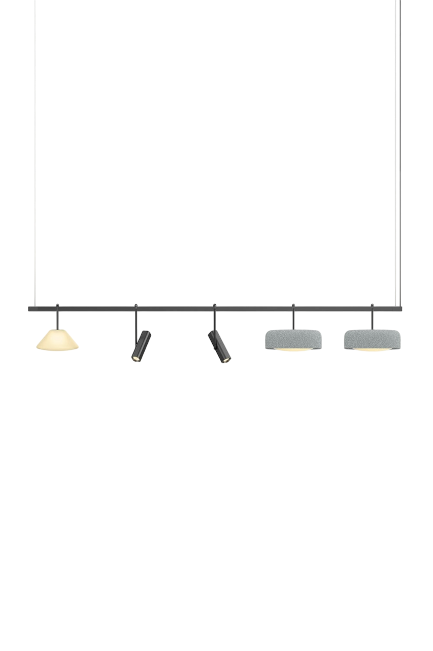 Highline 8' (5 head) - Cone Light Pendant