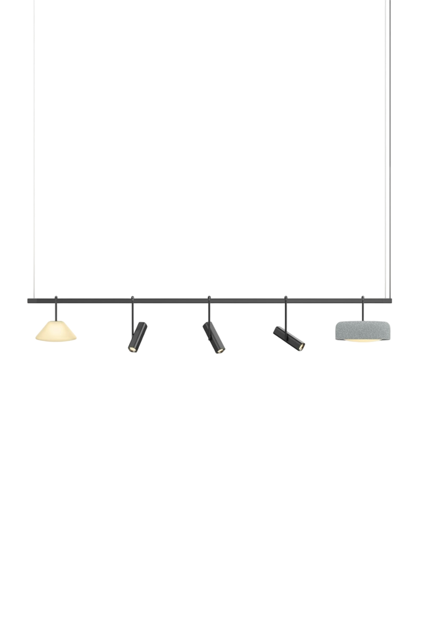 Highline 8' (5 head) - Cone Light Pendant